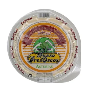 QUESO TRES OSCOS Queso de vaca bajo contenido en sal QUESO TRES OSCOS 475 g.