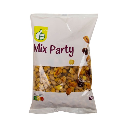 PRODUCTO ECONÓMICO ALCAMPO Surtido de frutos secos "Mix Party" 500 g.