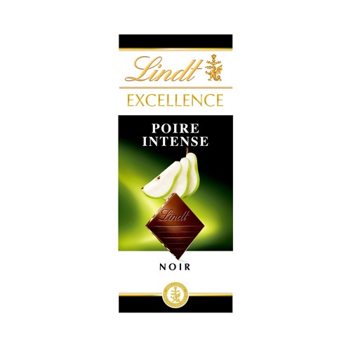 Chocolate negro con pera LINDT EXCELLENCE 100 g. 