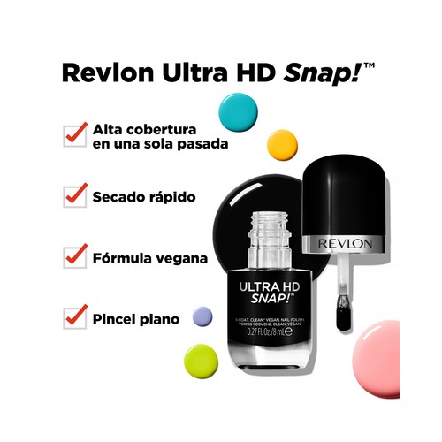 REVLON Ultra hd snap! tono 026 Under my spell Esmalte de uñas de secado rápido.