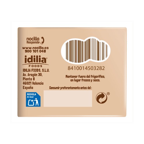 NOCILLA Crema de cacao con sticks 2 uds 60 g.