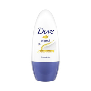 DOVE Original Desodorante roll on para mujer sin alcohol 50 ml.