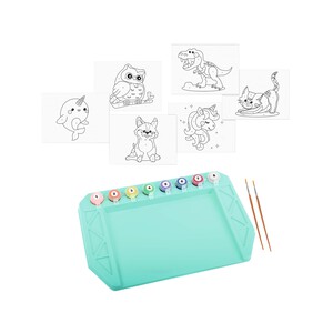 Set para pintar por números, ONE TWO FUN ALCAMPO.