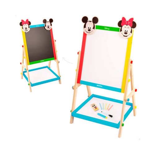 Pizarra Blanca/Negra con accesorio Woomax +4 Años, DISNEY