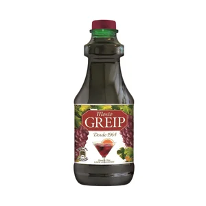GREIP Mosto sin alcohol tradicional de uva tinto GREIP botella 1 l.