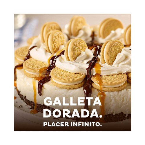 OREO Galletas Golden rellenas de crema de vainilla 220 g.