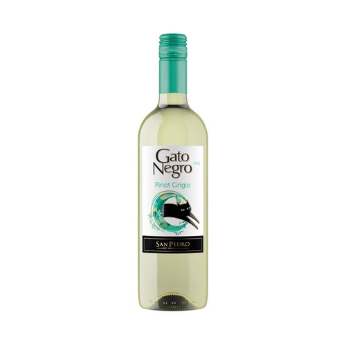 GATO NEGRO Vino blanco Pinot Grigio, elaborado en Chile botella 75 cl.