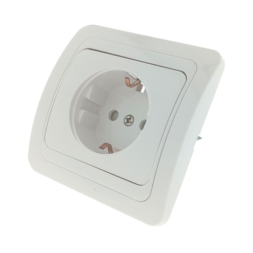 Base enchufe blanco TT, serie Venus. OSCA CONNECT