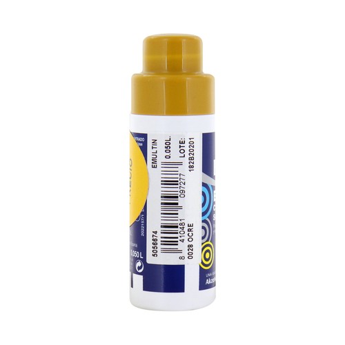Colorante líquido superconcentrado, color ocre, BRUGUER Emultín, 50ml.