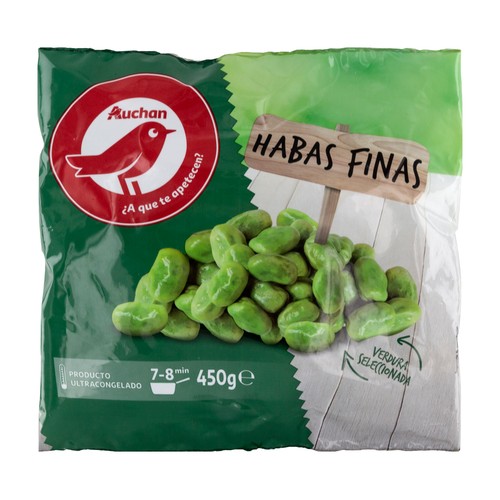 AUCHAN Habas finas 450 g. Producto Alcampo