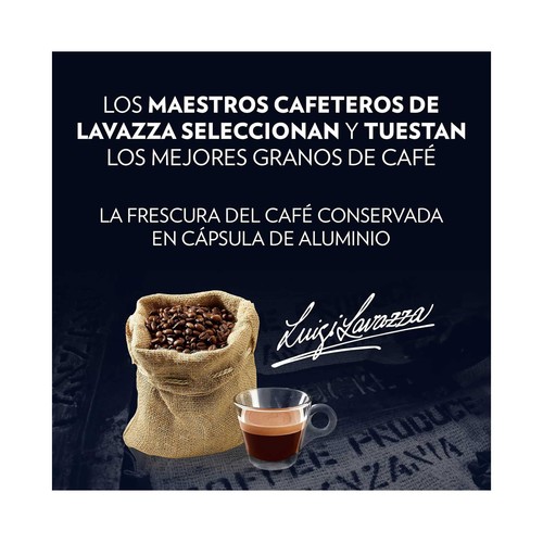 LAVAZZA Café Cápsulas Descafeinado 30 uds. Intensidad 7/13 174 g.