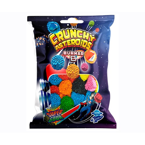 BURMAR Golosina blanda crunchy surtido 100 g.