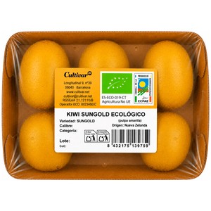 Kiwi amarillo ecológico 300 g.