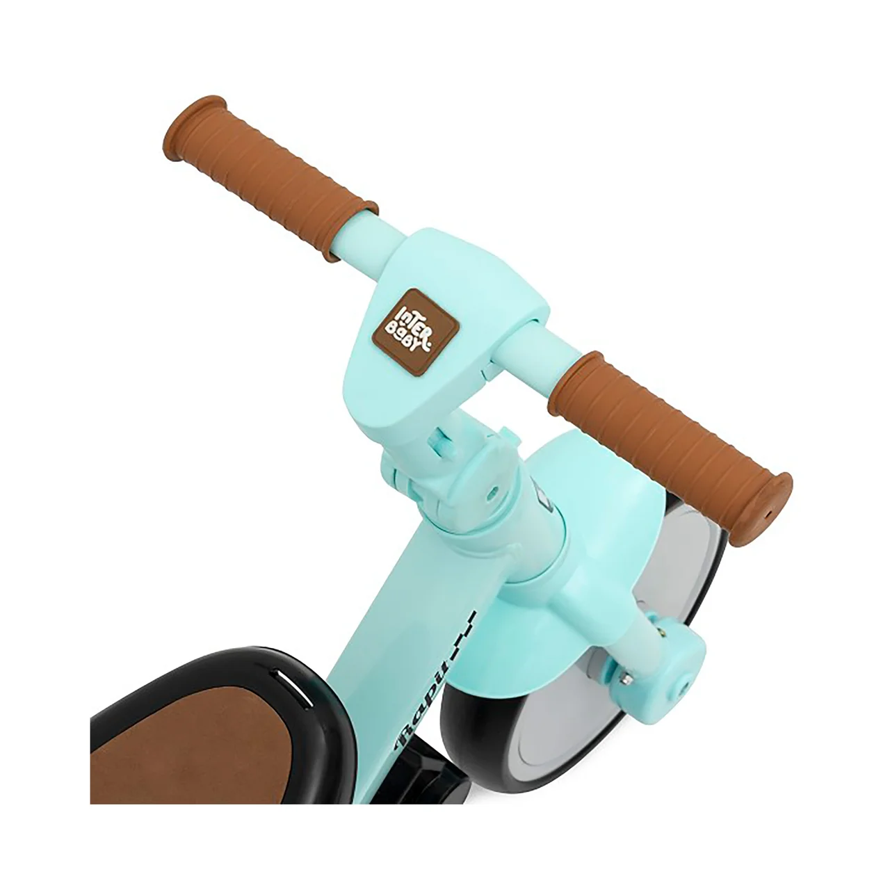 Triciclo infantil andador evolutivo 5 en 1, color verde menta.