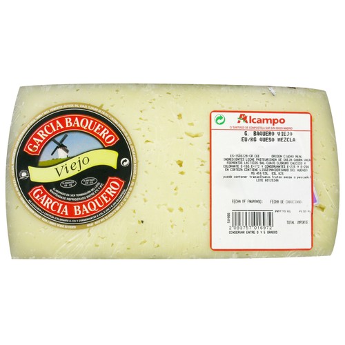 GARCÍA BAQUERO Queso mezcla viejo, cuña.
