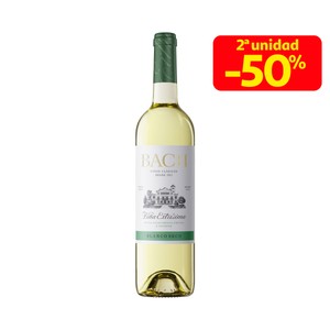 BACH Viña extrísima Vino blanco seco con D.O. Catalunya botella 75 cl.