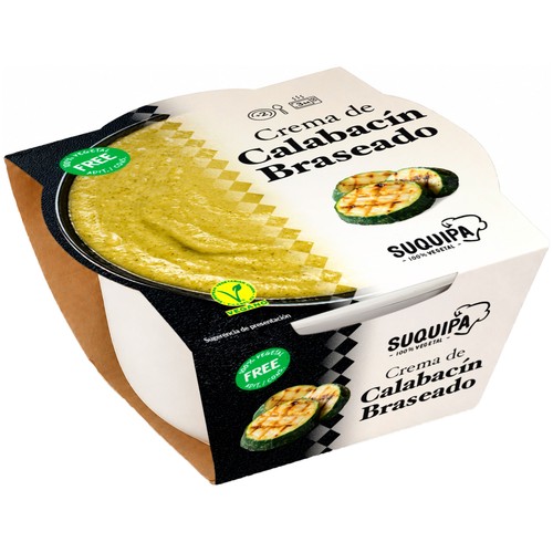 SUQUIPA Crema de calabacín braseado 300 g.
