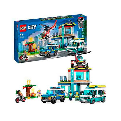 LEGO City - Central de Vehículos de Emergencia +6 años