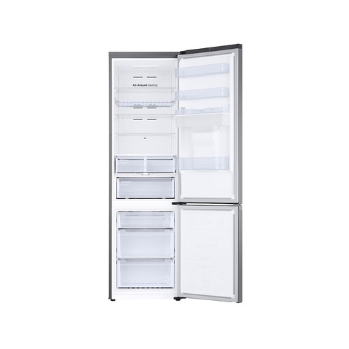 Frigorífico combi 203cm SAMSUNG RB38C655DS9/EF Inox, con dispensador, NO FROST, clasificación energética: D, H: 203cm, A: 65,8cm, F: 59,5cm, capacidad total: 386L.