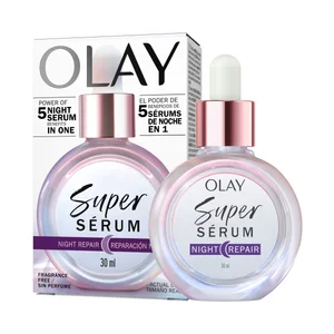 OLAY Super sérum sin perfume, reparador de noche 30 ml.