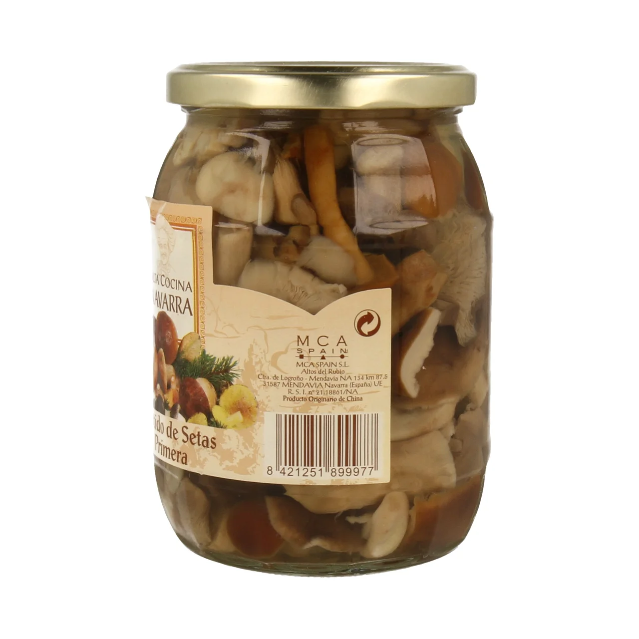 Surtido de setas frasco de 375 g.