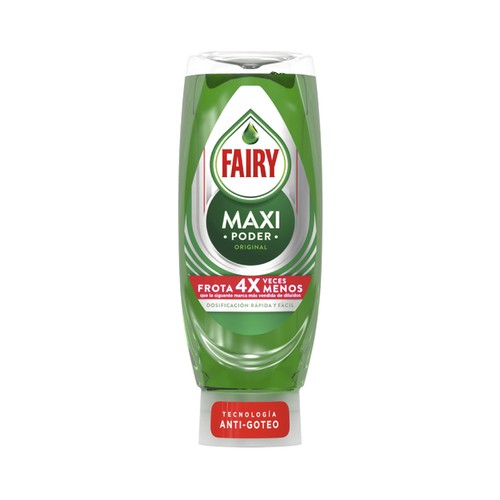 FAIRY Detergente lavavajillas a mano FAIRY Maxi Poder 440 ml.