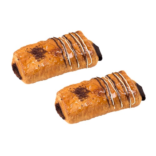 Napolitana rellena de chocolate, 2 uds, 165 g.