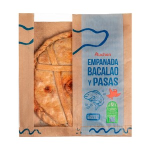 Imagen de ALCAMPO CULTIVAMOS LO BUENO Empanada de bacalao y pasas 625 g.