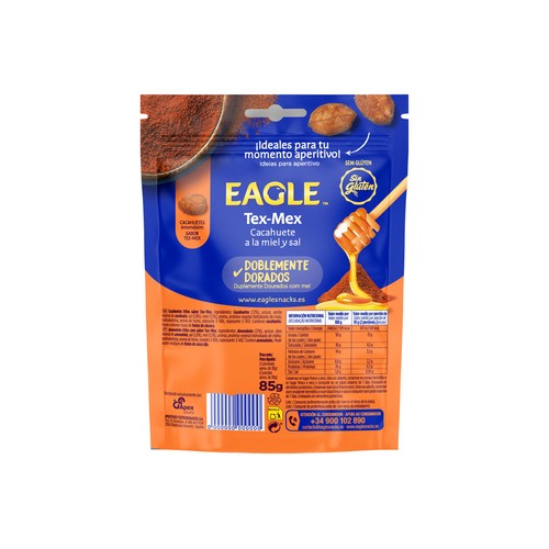 EAGLE Cacahuete peanuts tex mex 85 g.