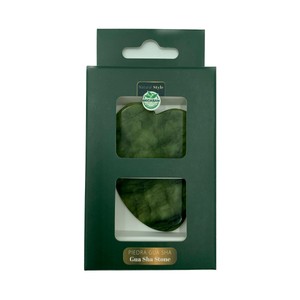 BECASAN Natural style  Piedra Gua sha o jade con acción exfoliante ligera .