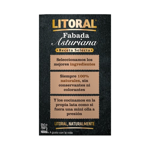 LITORAL Fabada asturiana receta selecta 420 g.