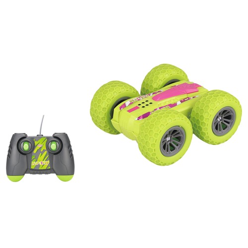 Coche Flip Over radicontrol de 13cm. para acrobacias, 27MHz, ONE TWO FUN ALCAMPO.