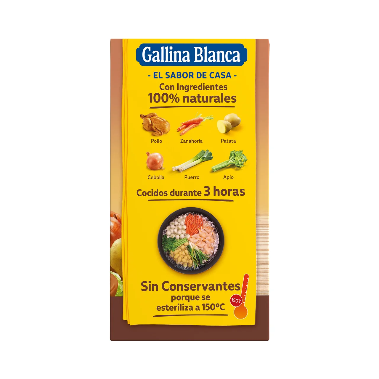 Caldo pollo 500 ml.