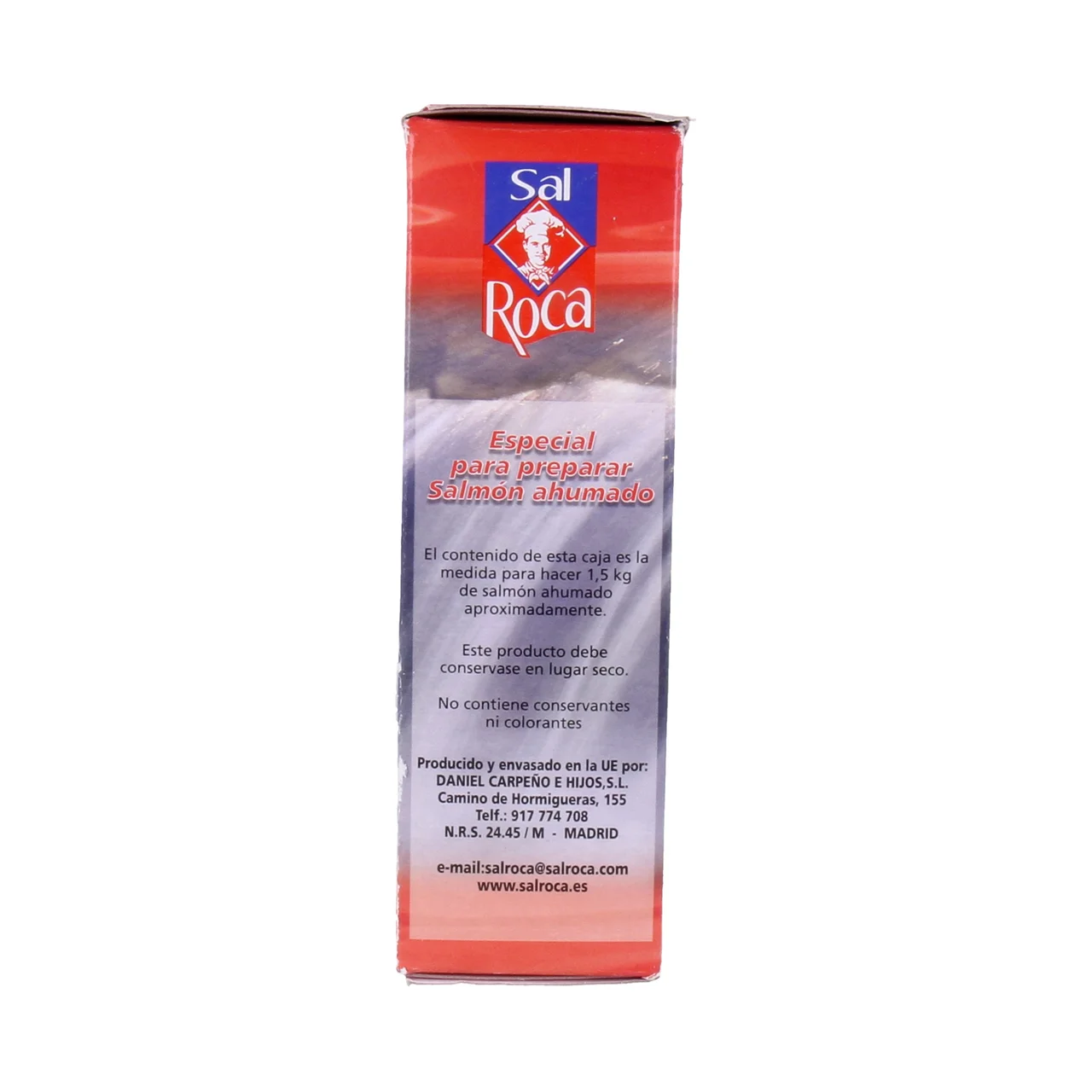 SAL ROCA Sal especial para preparar salmón ahumado SAL ROCA 1 kg.