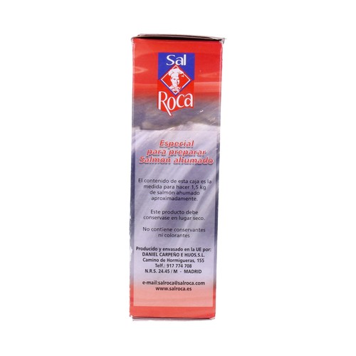 SAL ROCA Sal especial para preparar salmón ahumado SAL ROCA 1 kg.