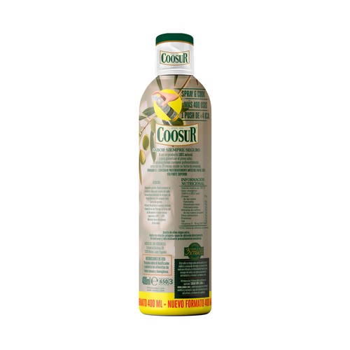 COOSUR Selección Aceite de oliva virgen extra (AOVE) spray 400 ml