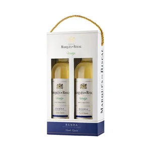 MARQUÉS DE RISCAL Estuche de 2 botellas de vino blanco Verdejo con D.O. Rueda.
