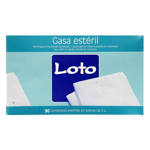Gasas estériles LOTO 90 uds