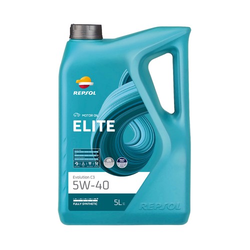 Tratamiento de aceite sintético para motor, 5 litros, REPSOL C3 5W40.