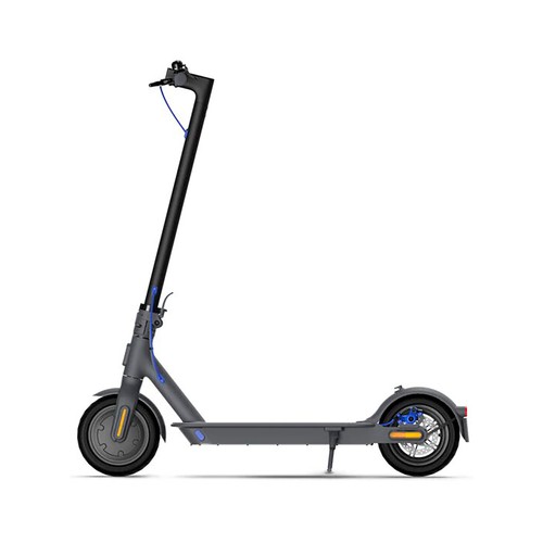 Patinete eléctrico XIAOMI Mi Electric Scooter 3 negro, 300W, vel max 25km/h, ruedas 8,5", autonomía hasta 30Km, carga max 100Kg.
