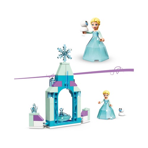 Patio del Castillo de Elsa con 53 piezas, LEGO DISNEY 43199.