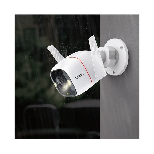 Cámara vigilancia exterior TP-LINK Tapo C320WS, detección movimiento, sonido bidireccional, resistencia IP66.