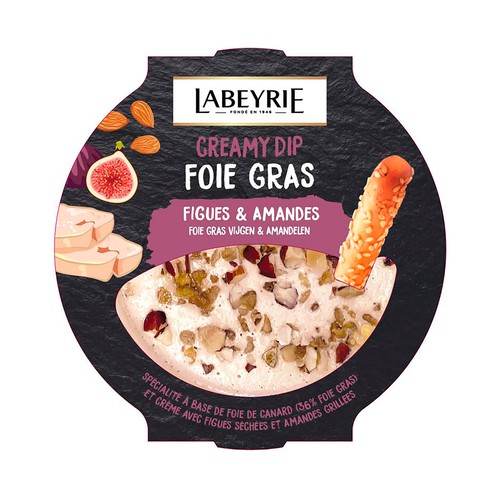 ESPECIALIDAD DE FOIE GRAS CON HIGOS  ALMENDRAS LABEYRIE120G