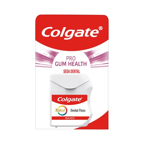 COLGATE Total pro encías sanas Seda dental para el cuidado de dientes y encías 50 m.
