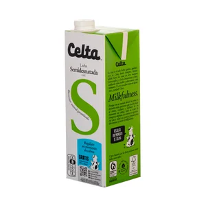 CELTA Leche semidesnatada de vaca 1 l.
