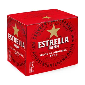 ESTRELLA DAMM Cervezas pack 12 uds. x 25 cl.
