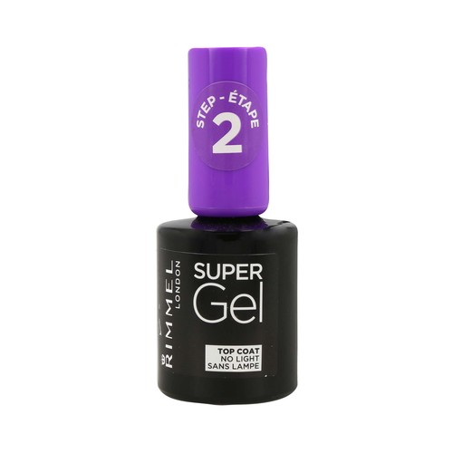 RIMMEL Super gel top coat tono 001 Esmalte de uñas (paso2).