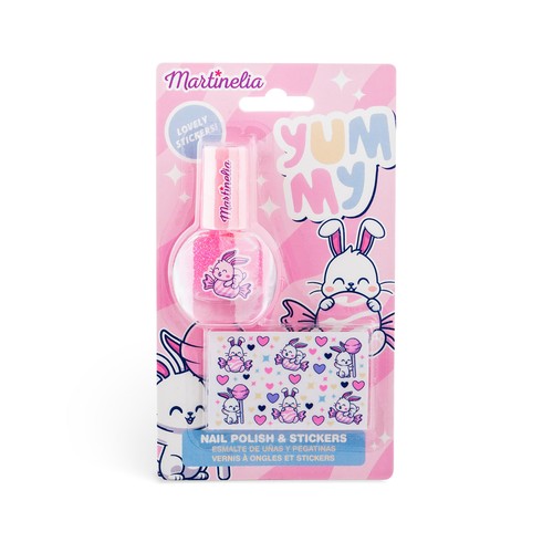 MARTINELIA Yummy Esmalte de uñas transparente + pegatinas.