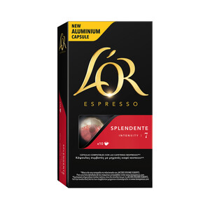 L'OR Espresso Café Splendente I7 en cápsulas compatibles con Nespresso 10 uds.