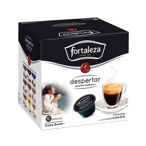 FORTALEZA Café en cápsulas despertar I10, 10 uds.